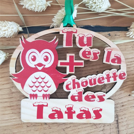 Gravure Events Décoration de Sapin - Cadeau de Noël Original pour Tata