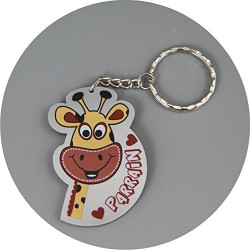 J'aime Parrain - Porte Clef (Cadeau Parrain Marraine Baptême & Communion)