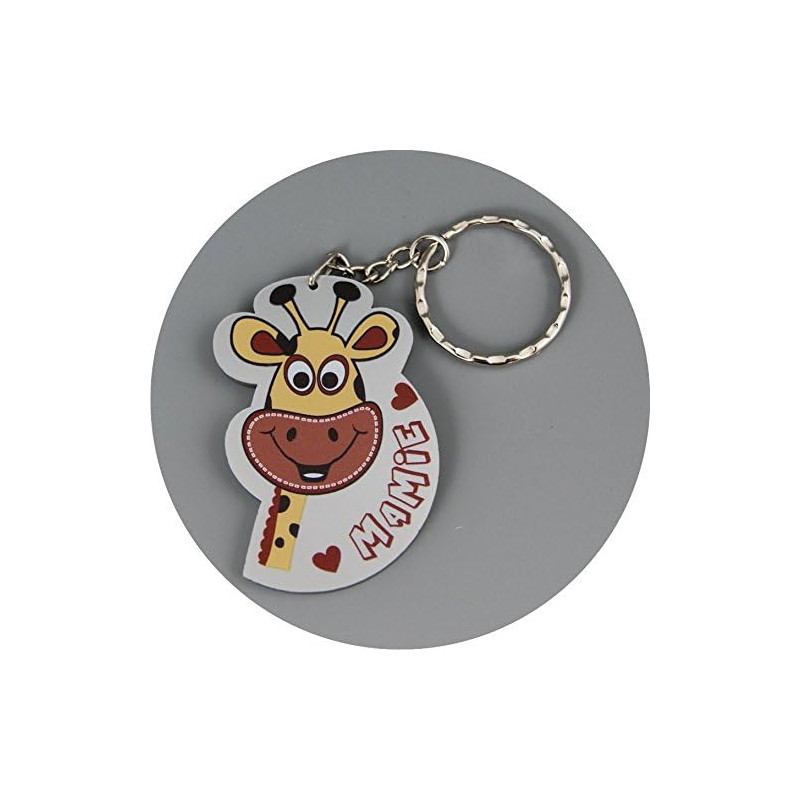 J'aime Mamie - Porte Clef (Cadeau fête des grands mères, anniversaire, noël pour Mamy...)