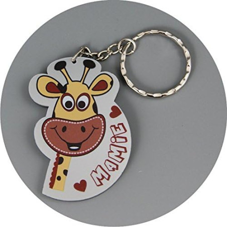 J'aime Mamie - Porte Clef (Cadeau fête des grands mères, anniversaire, noël pour Mamy...)
