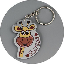 J'aime Tonton - Porte Clef (Cadeau anniversaire, noël, annonce de naissance...)