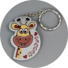 J'aime Nounou - Porte Clef – Cadeau pour la fête des Nounous, Noël, Anniversaire, fin de contrat, fin d'année scolaire