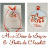 Boite de Chocolat & Déco de Sapin Joyeux Noël Tonton - Cadeau de Noël