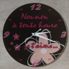 Gravure Events Horloge Je t'aime Nounou – Cadeau pour la fête des Nounous, Noël, Anniversaire, Fin de contrat, Fin d'année
