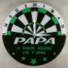 Horloge - PAPA - à toute heure on t'aime - Cadeau pour la fête des Pères, Noël, Anniversaire, Naissance. Couleur voir photot