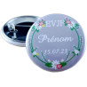 Badge EVJF Personnalisé avec le prénom de la Mariée - Cadeau Enterrement de Vie de Jeune Fille pour une journée entre copine