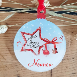 Décoration de Sapin Nounou– Un Cadeau de Noël Original pour la Nourrice de Votre Enfant