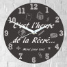 Gravure Events Horloge pour Maître ou Maîtresse – à Offrir en Fin d'année Scolaire ou à Noël Seul ou en Cadeau commun avec