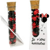 Soliflore Je t'aime Marraine – Cadeau Baptême, Boite contenant à dragées – idéal pour une décoration de table thème Mickey