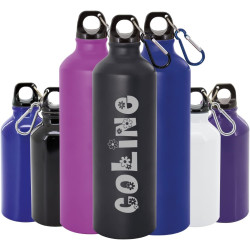 Gravure Events Gourde aluminium personnalisée avec le prénom gravé pour la rentrée scolaire de votre enfant. Un cadeau utile et