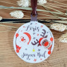 Décoration de Sapin personnalisée avec Votre prénom (Un Joli Cadeau, Une Alternative à la Boule de Noël Traditionnelle en Verre