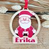 Gravure Events Décoration de Sapin en Bois personnalisée avec Votre prénom (Un Joli Cadeau, Une Alternative à la Boule de Noël