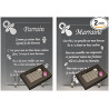 1 Poème Parrain + 1 Marraine - Tototte - Baptême & Communion