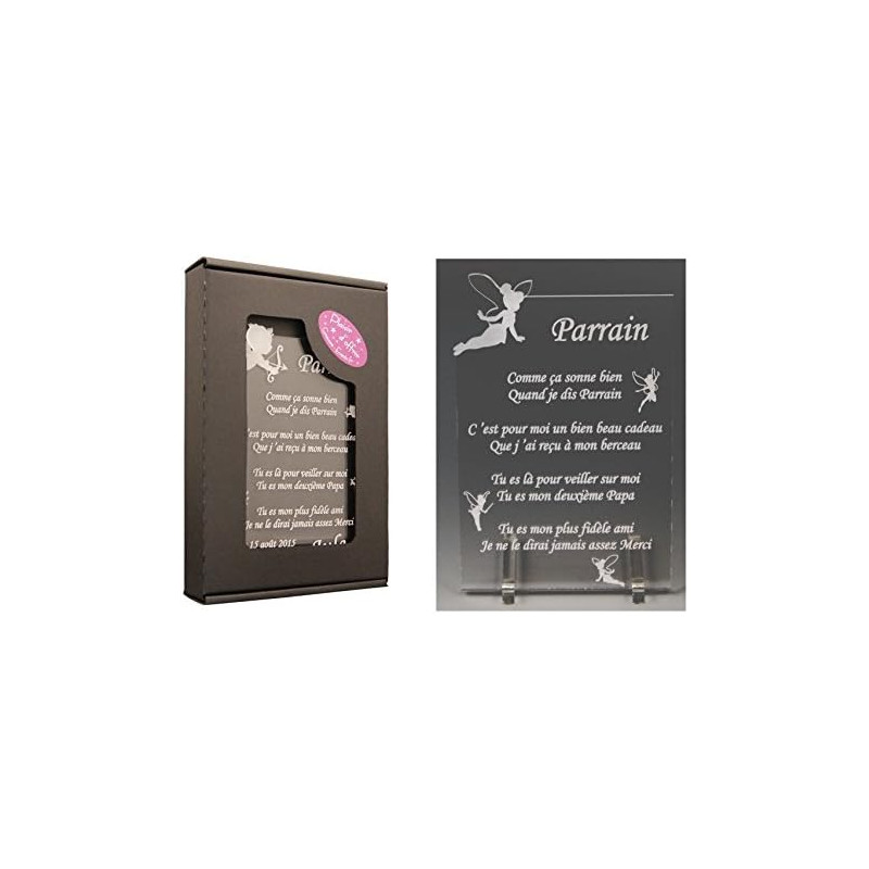 1 Poème Parrain – Fée (spécialiste des Cadeaux Parrain Marraine Baptême)