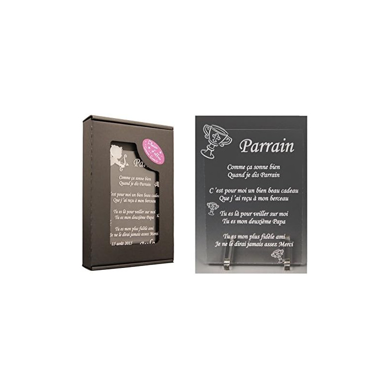 1 Poème Parrain – Calice (spécialiste des Cadeaux Parrain Marraine Baptême)
