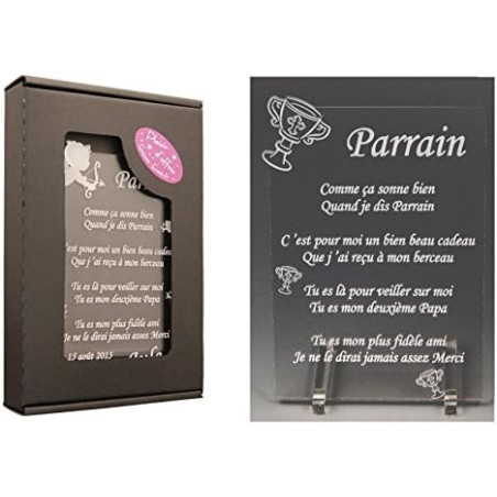 1 Poème Parrain – Calice (spécialiste des Cadeaux Parrain Marraine Baptême)
