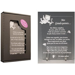 1 Poème Grands Parents – Ange Td (Cadeau pour Papy et Mamy pour Noël, Baptême, Anniversaire de Mamie ou Papi...)