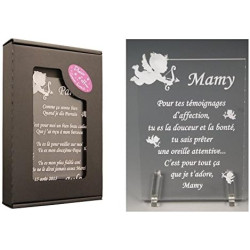 1 Poème Mamy – Ange Td (Cadeau pour la fête des Grands-mères, Noël, Baptême, Anniversaire de Mamie...)
