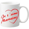 Mug – Je t'aime Marraine (Cadeau Parrain Marraine Baptême) – Mug3Mr
