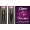 Gravure Events 2 Flûtes à Champagne Gravées Modèle Cœurs avec 2 Boîtes Cadeaux - Cadeau de Mariage pour Les Mariés : repas