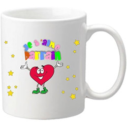 Mug Je t'aime Parrain (Cadeau Parrain Marraine Baptême)