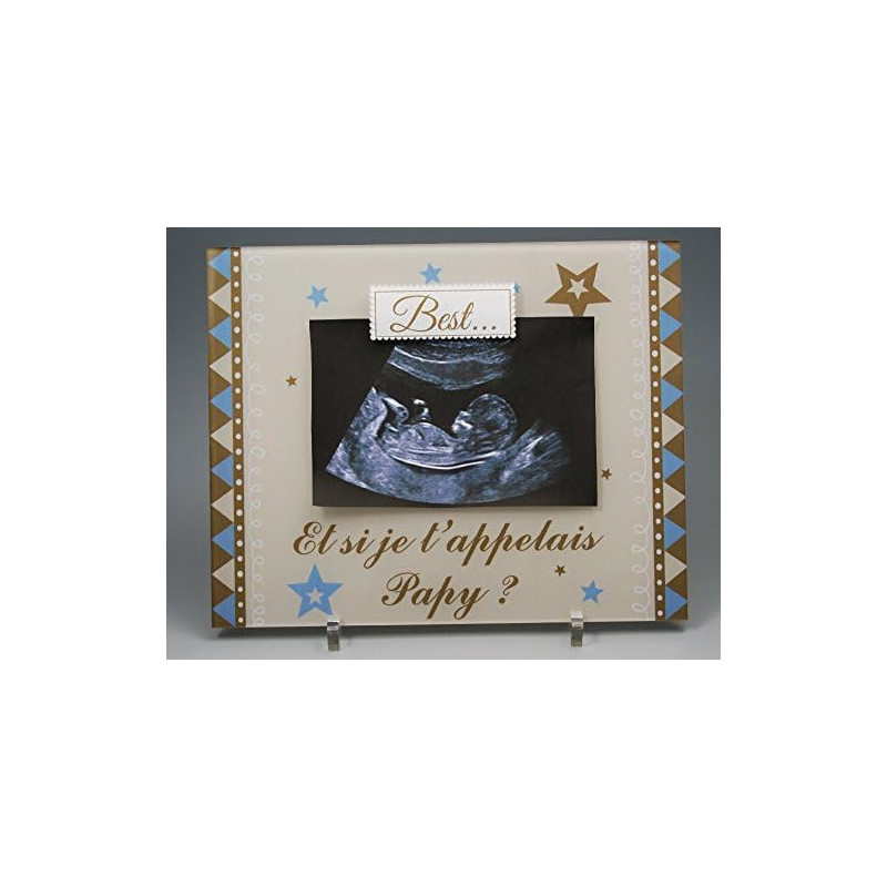 Gravure Events Cadre Photo Aimant pour Papy – (Cadeaux originaux pour Papi et Mamie – Fête des Grands Pères, Anniversaire