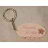 Gravure Events Porte Clef - Nounou je t'adore (Cadeau pour la fête des Nounous, Noël, Anniversaire, fin de contrat, fin d'année