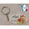 Porte Clef - Papa je t'adore (Cadeau Baptême, fête des pères, anniversaire, Noël …)