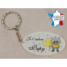 Porte Clef - Papy je t'adore (Cadeau fête des grands pères, anniversaire, noël pour papi, annonce de naissance ...)