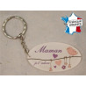 Porte Clef - Maman je t'adore (Cadeau Baptême, fête des mères, anniversaire, Noël …)