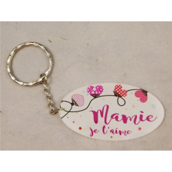 Porte Clef - Mamy je t'aime (Cadeau fête des grands mères, anniversaire, noël pour Mamie, annonce de naissance …)