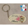 Porte Clef - Maman je t'adore (Cadeau Baptême, fête des mères, anniversaire, Noël …)