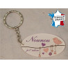 Porte Clef - Nounou je t'adore (Cadeau pour la fête des Nounous, Noël, Anniversaire, fin de contrat, fin d'année scolaire)