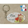 Porte Clef - Tata je t'adore (Cadeau anniversaire, noël, annonce de naissance …)
