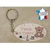 Porte Clef - Tata je t'adore (Cadeau anniversaire, noël, annonce de naissance …)