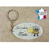 Porte Clef - Tata je t'adore (Cadeau anniversaire, noël, annonce de naissance …)