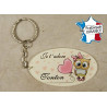 Porte Clef - Tonton je t'adore (Cadeau anniversaire, noël, annonce de naissance ...)