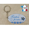 Porte Clef - Tonton je t'adore (Cadeau anniversaire, noël, annonce de naissance ...)