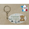 Porte Clef - Tonton je t'adore (Cadeau anniversaire, noël, annonce de naissance ...)
