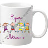 Mug Super ATSEM - Le Cadeau Original de Fin d'Année Scolaire. L'école est finie ! Vive les Vacances !