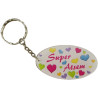 Porte Clef Super ATSEM - Le Cadeau Original de Fin d'Année Scolaire. L'école est finie ! Vive les Vacances !