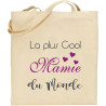 Tote Bag - Sac en Toile - Cadeau pour Mamie - Cadeau pour la fête des Grands Mères, Noël, Anniversaire, Fête de Mamy (Sac 2)