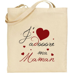 Tote Bag - Sac en Toile - Cadeau pour Maman - Cadeau pour la fête des Mères, Noël, Anniversaire (Sac 3)