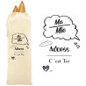 Sac à Pain 100% Coton Bio - Cadeau pour Mamie - Cadeau pour la fête des Grands Mères, Noël, Anniversaire, Fête de Mamy (Sac à