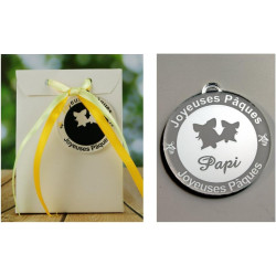 Boite de Chocolat garnie – Joyeuses Pâques Papi (Cadeau pour Pâques) – Mod. Cloche