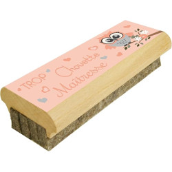Cadeau Maîtresse d'école - Brosse à tableau en Bois efface le Feutre et la Craie sur Tableaux Noirs et Tableaux Blancs (Trop