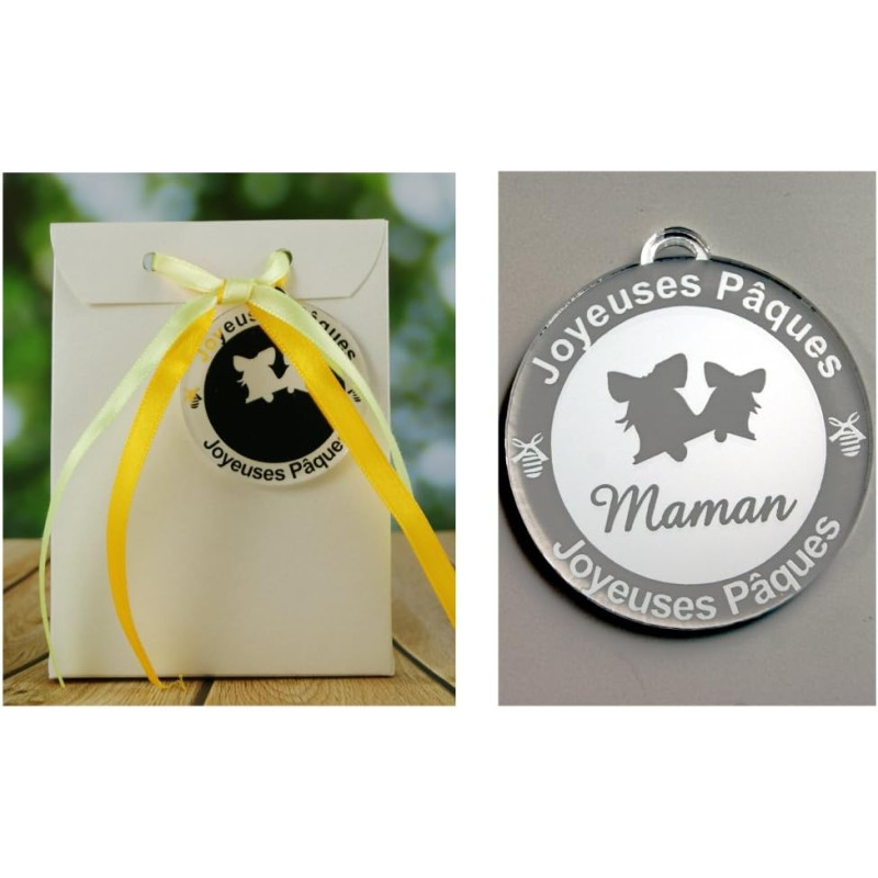 Boite de Chocolat garnie – Joyeuses Pâques Maman (Cadeau pour Pâques) – Mod. Cloche