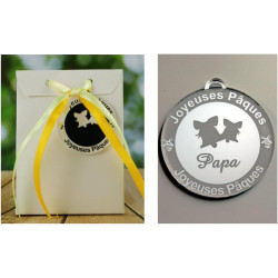 Boite de Chocolat garnie – Joyeuses Pâques Papa (Cadeau pour Pâques) – Mod. Cloche