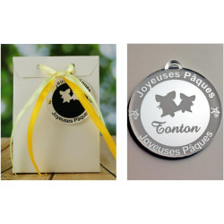 Boite de Chocolat garnie – Joyeuses Pâques Tonton (Cadeau pour Pâques) – Mod. Cloche