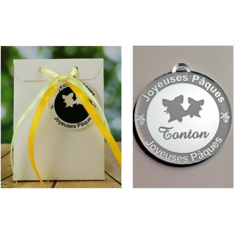 Boite de Chocolat garnie – Joyeuses Pâques Tonton (Cadeau pour Pâques) – Mod. Cloche